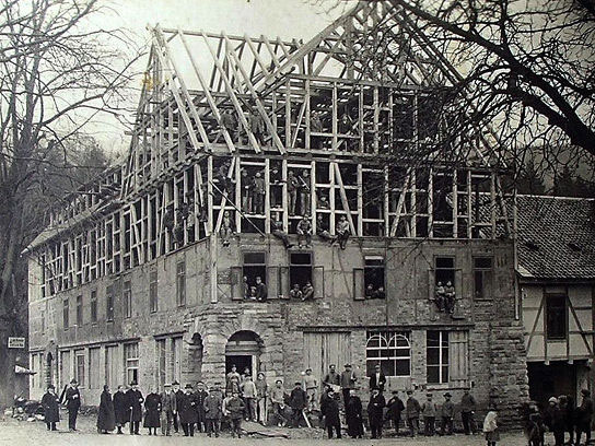 Ferienhotel Forelle Umbau im Jahre 1920